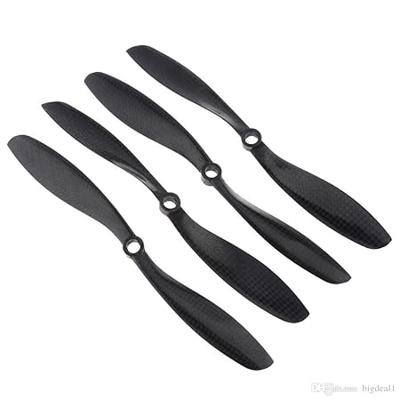 Drone Propellers 8045(8X4.5 ) ABS Black 2CW+2CCW-2 pair