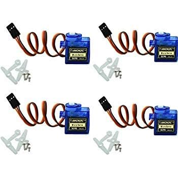 360 Degree Rotation Continuous SG 90 Micro/Mini Servo Motor for RC Planes, Cars and Robots