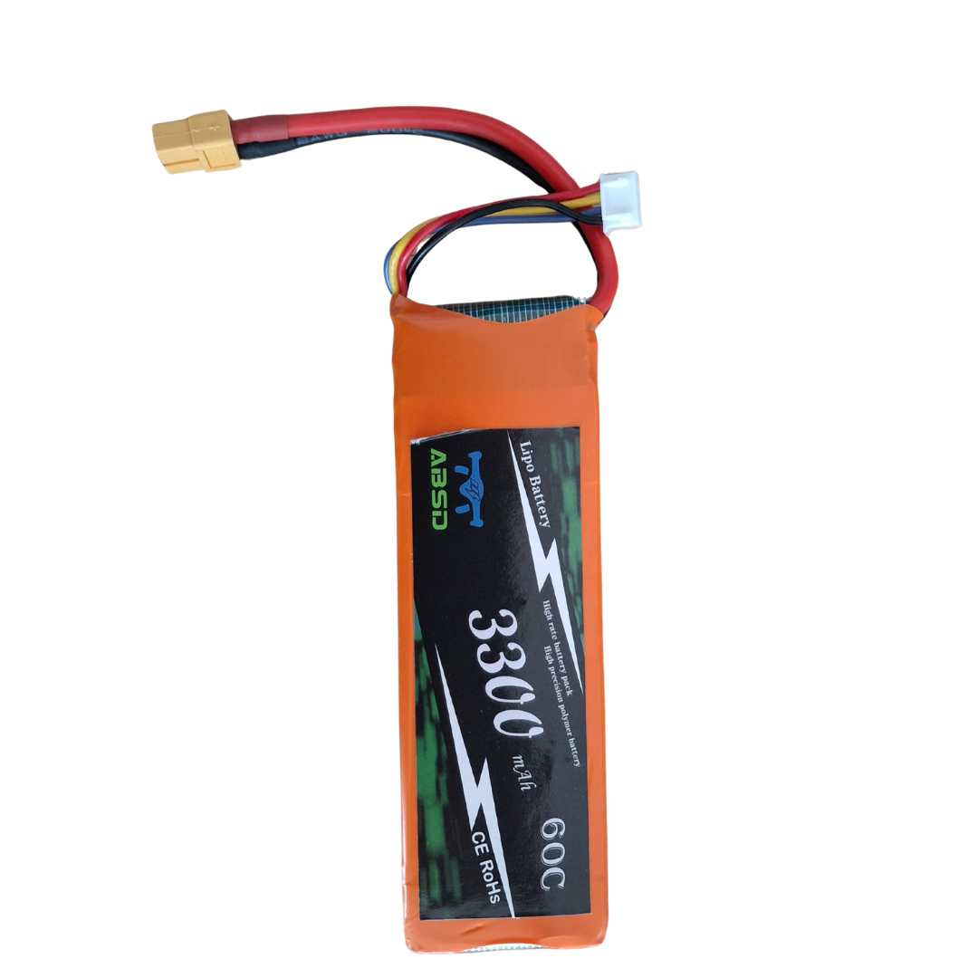 11.1V 3300mAh 3S 35C Lipo Battery With XT60 Plug