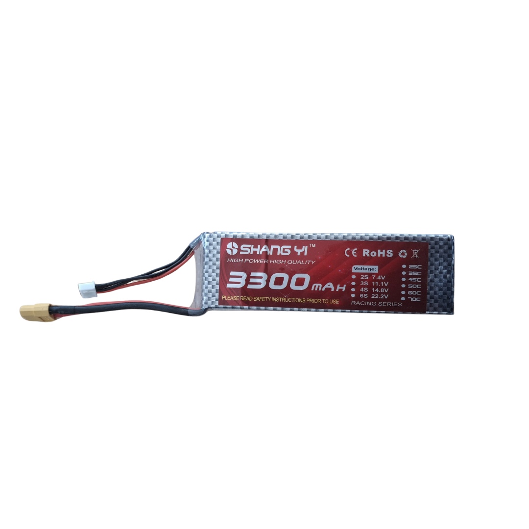 Shangyi 11.1V 3300mAh 3S 35C Lipo Battery With XT60 Plug