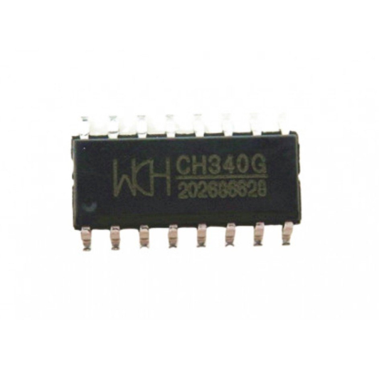 CH340G SOIC16 USB to Serial TTL-RS232 Converter IC | USB to UART Interface Chip